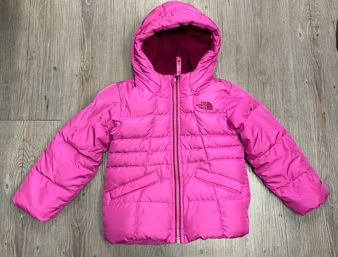 Pink Northface Downfill winter jacket, 4Y