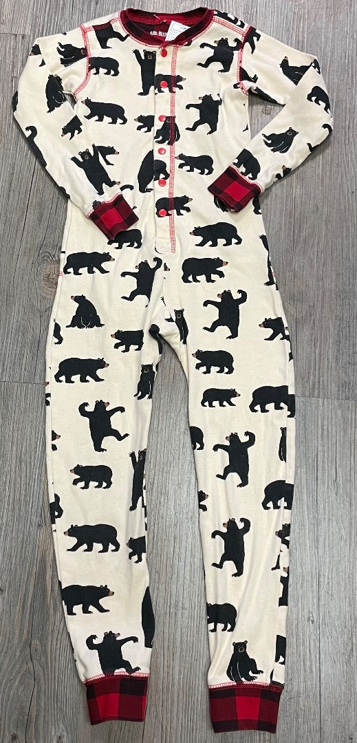 Bear Little Blue House PJ Onesie, 4Y