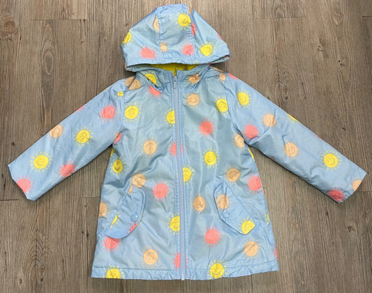 Blue Carters Lined Rain Jacket, 5Y