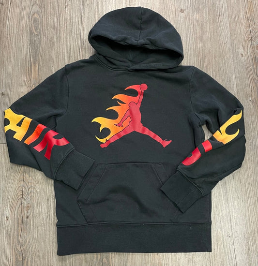 Black Jordan Pullover Hoodie, 8-10Y