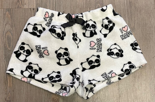 Panda Urban Kids Fleece PJ Shorts, 14-16Y