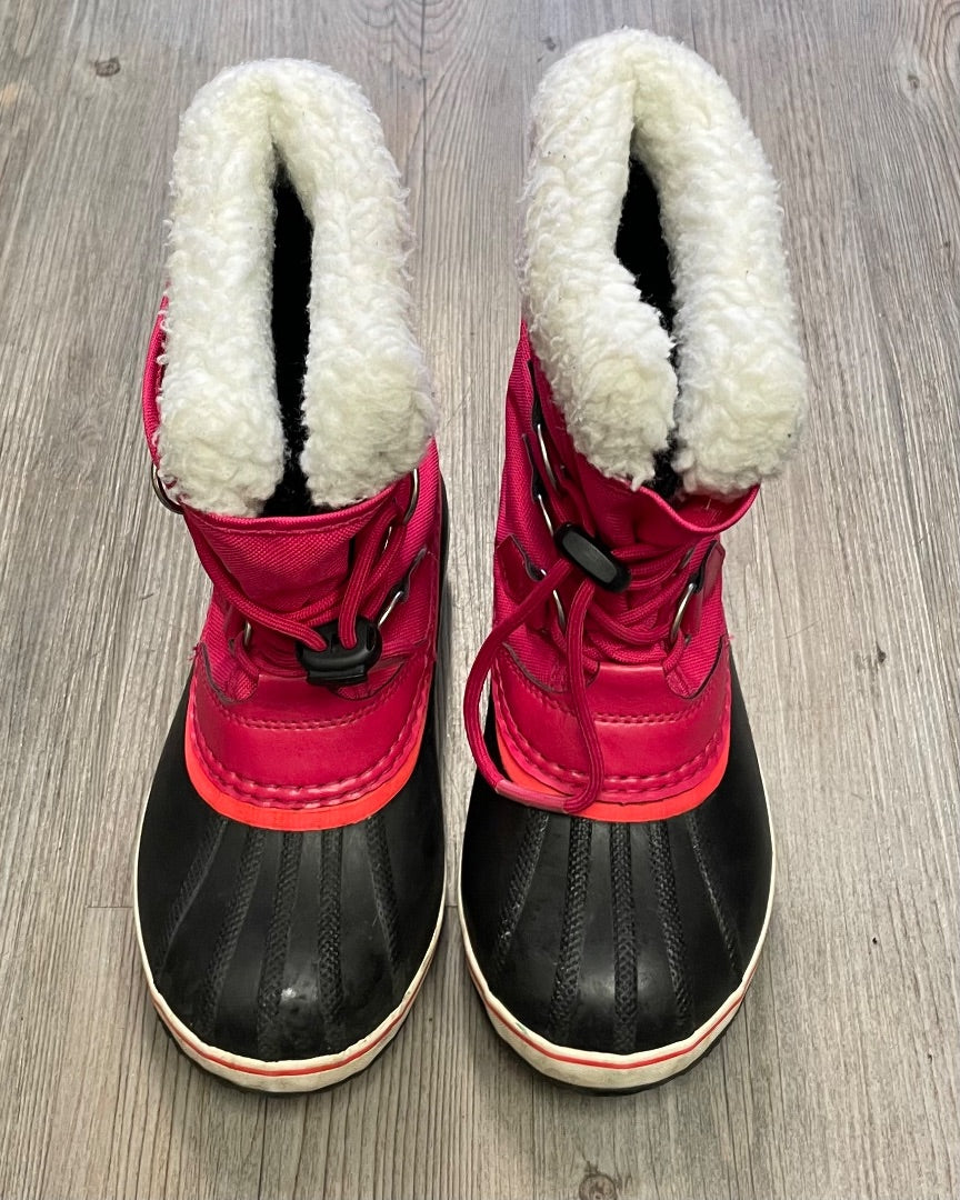 Pink Sorel Winter Boots, 2Y