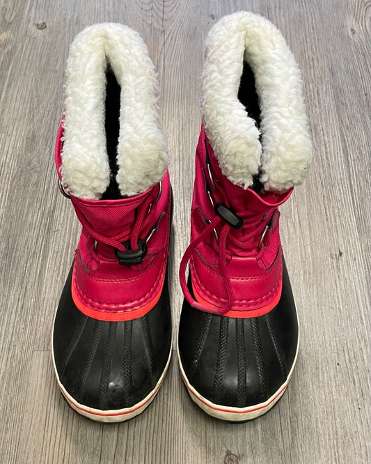 Pink Sorel Winter Boots, 2Y