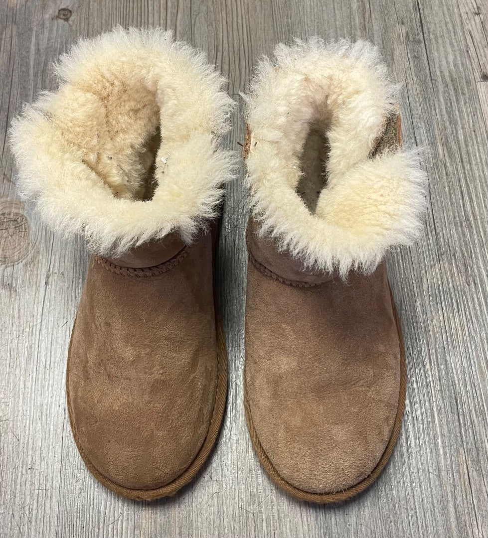 Brown  Suede Winter Boots, 2Y