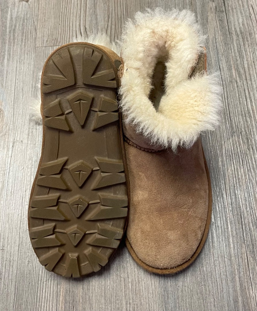 Brown  Suede Winter Boots, 2Y