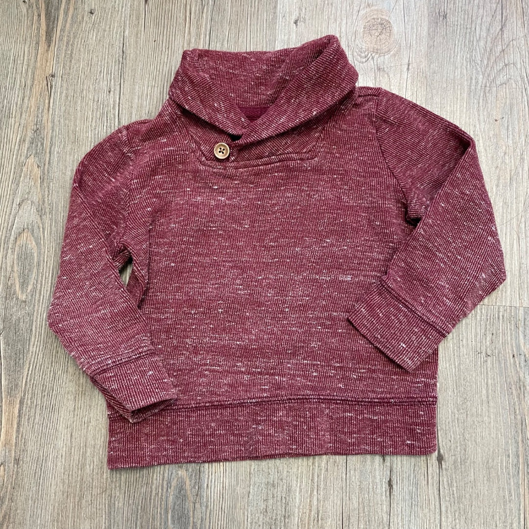 Maroon Old Navy Pullover Top, 3Y