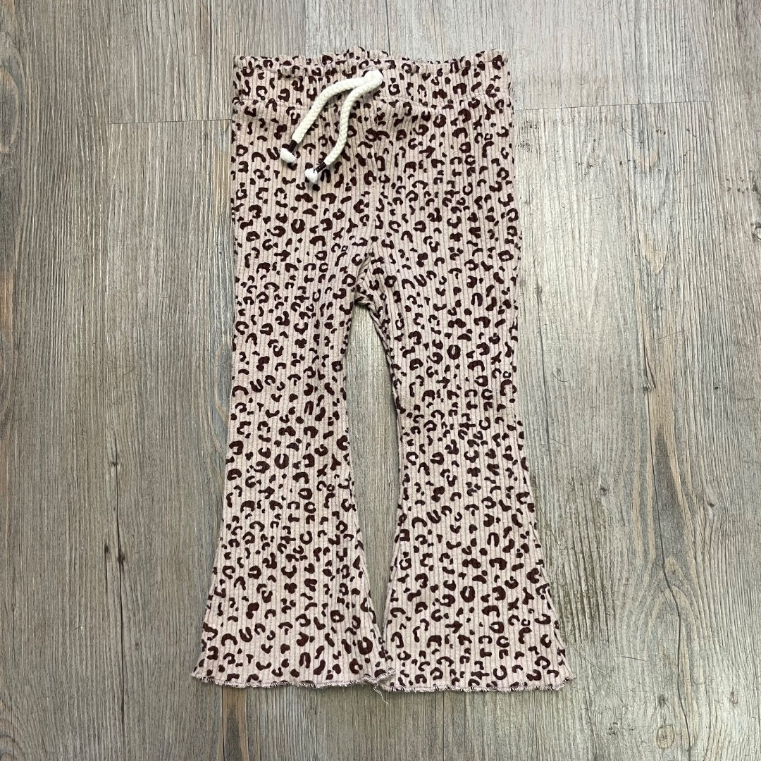 Leopard Zara Flare Legging, 2Y