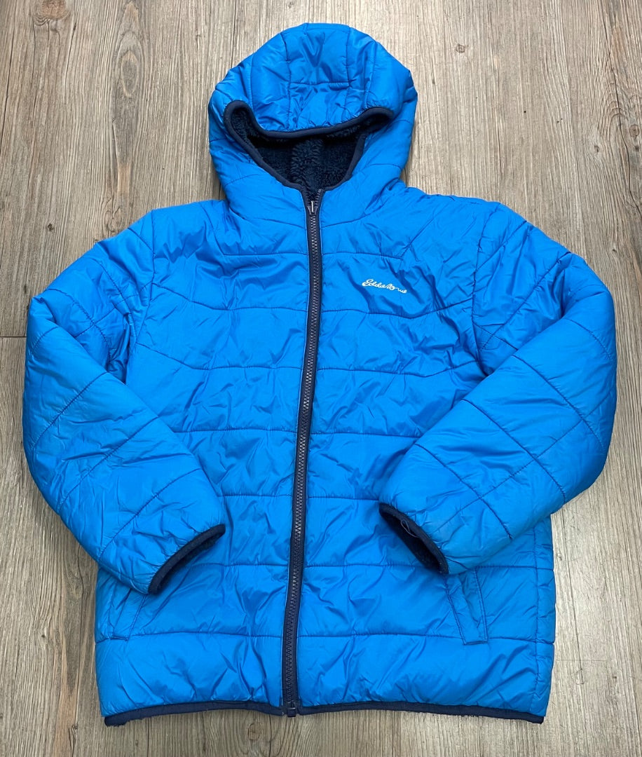 Blue Eddie Bauer Reversible Winter Jacket, 10-12Y