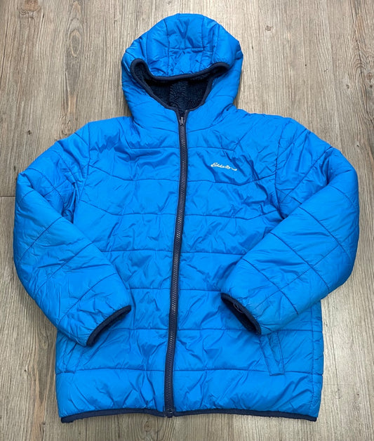Blue Eddie Bauer Reversible Winter Jacket, 10-12Y