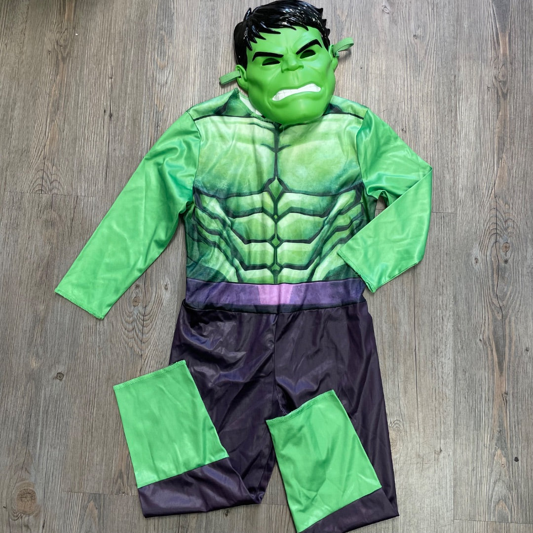 Green Jazwares Coatume Play Hulk Costume, 2-4Y