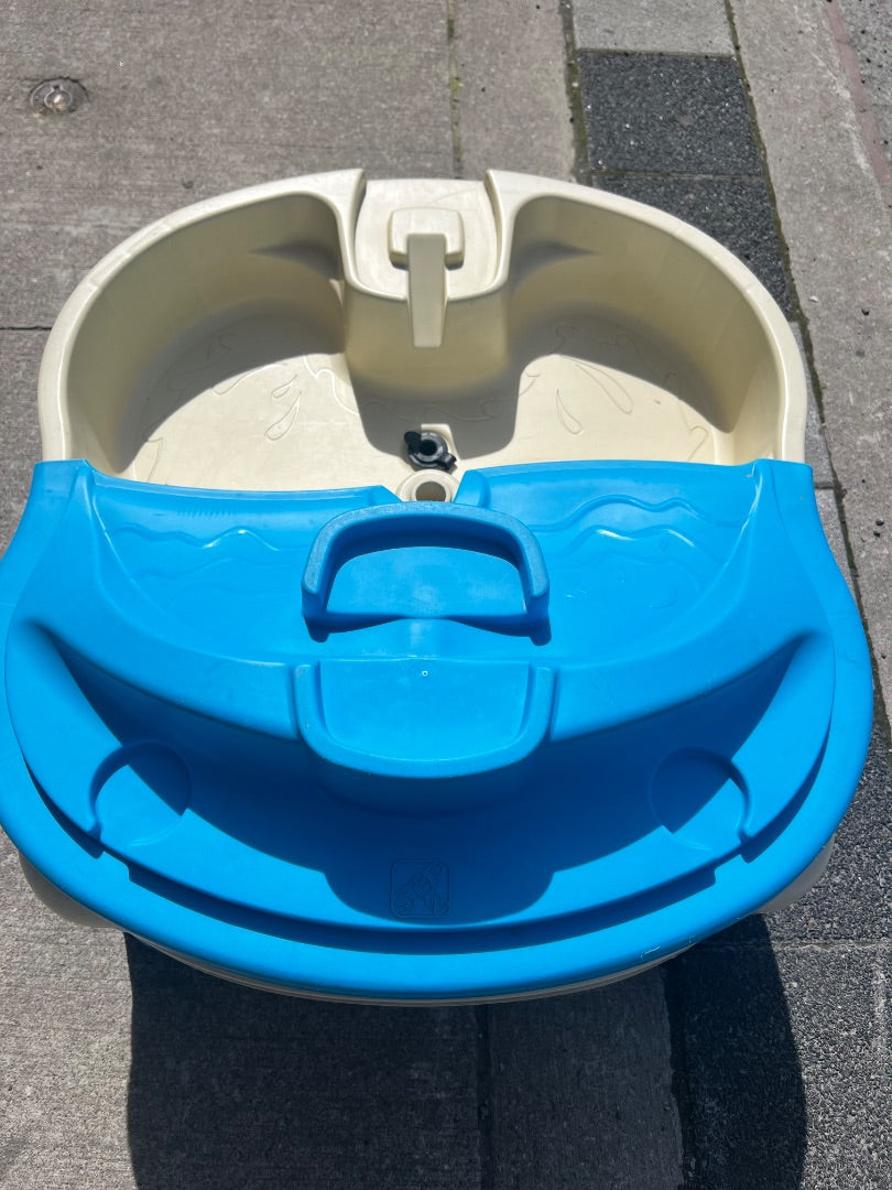Beige/Blue Step 2 Plastic Water Table