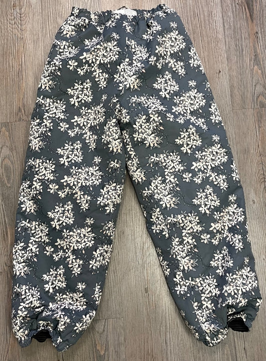 Grey Wheat Snow Pants, 8Y