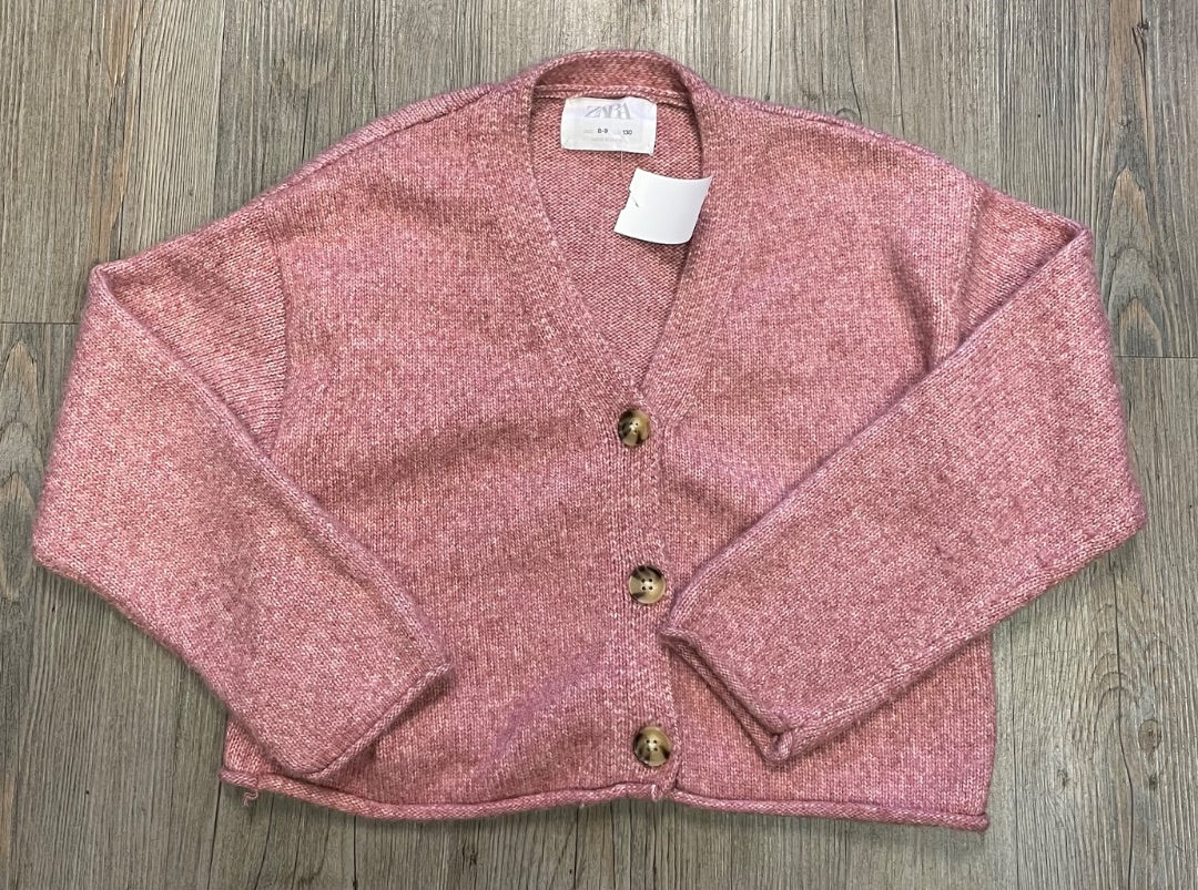 Dusty Rose Zara Cardigan, 8-9Y