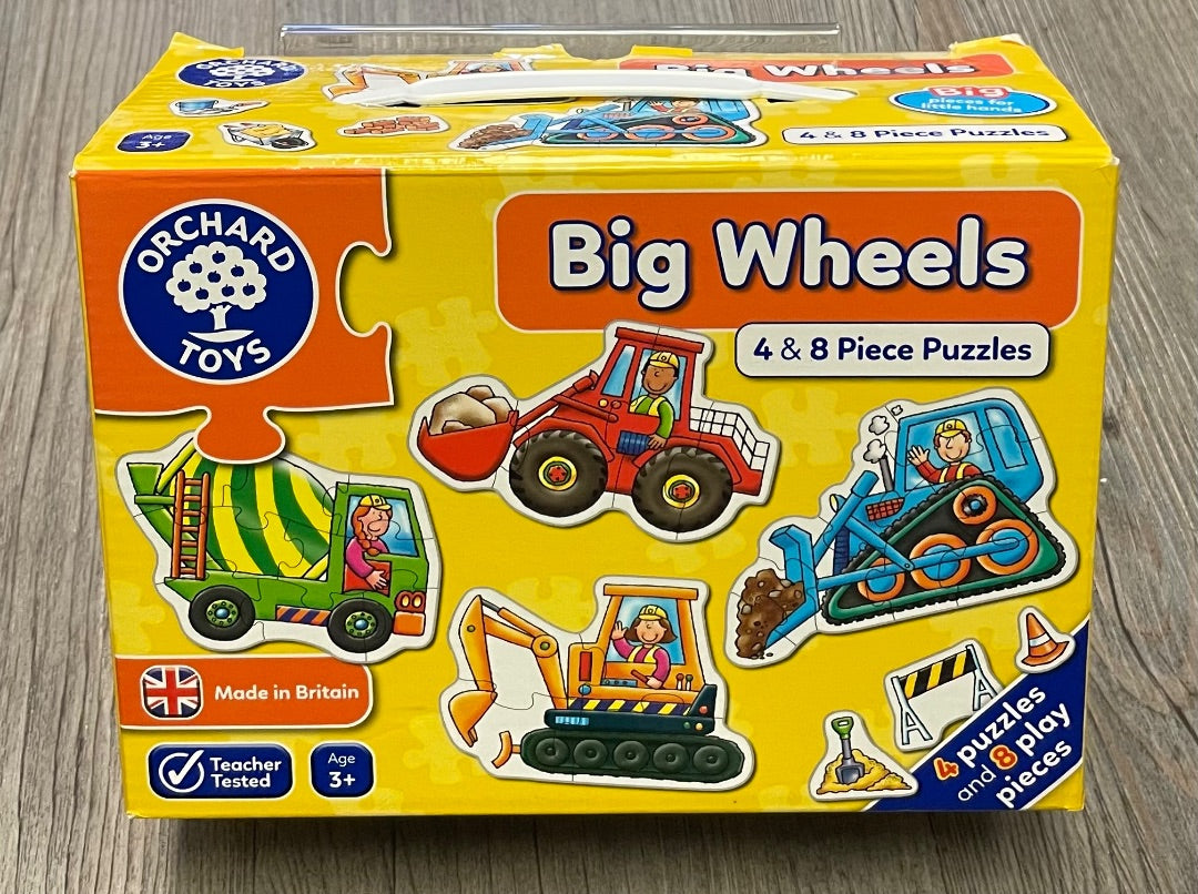 Multi Colour Orchard Big Wheels Puzzle, 1.5Y