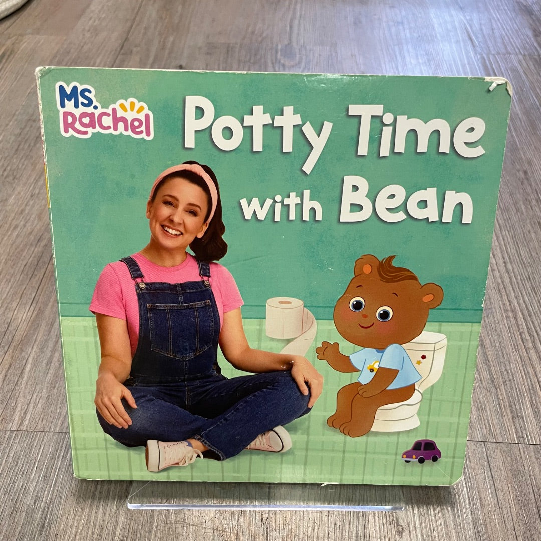 Multi Colour  Potty Time With Bean, Boardbook