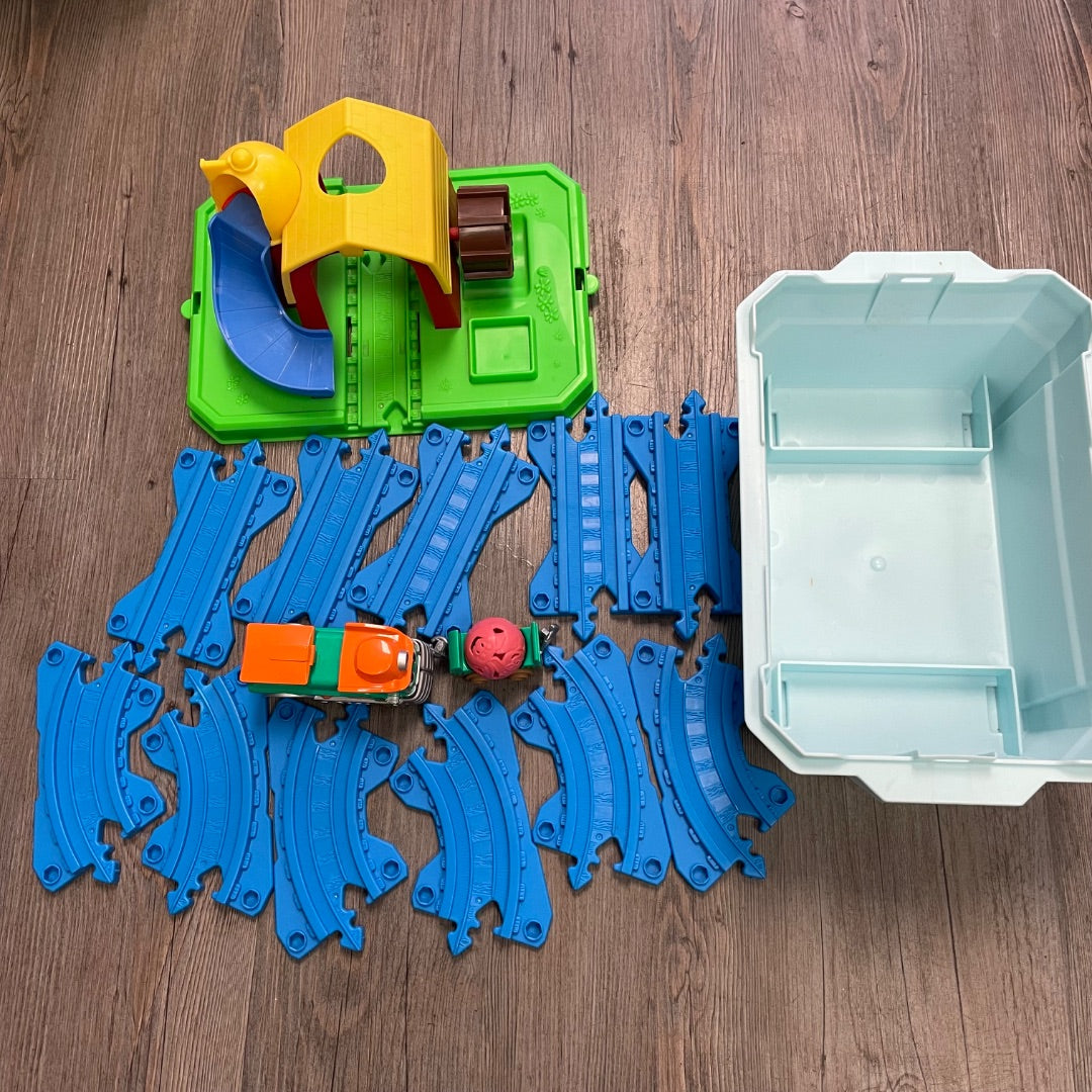 Multi Colour  Mighty Express Farm Station Play Set, Pre-owned