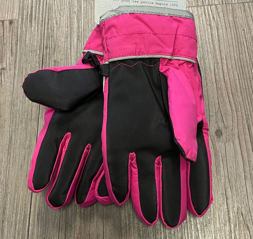 Pink CaliKids Waterproof Winter 2 in 1 Mittens/Gloves, 4-6Y