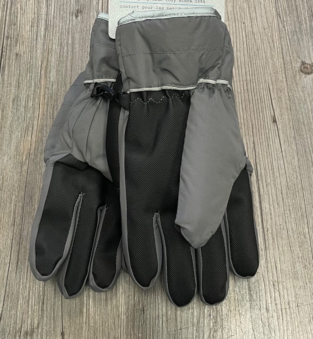 Grey CaliKids Waterproof Winter 2 in 1 Mittens/Gloves, 8-12Y