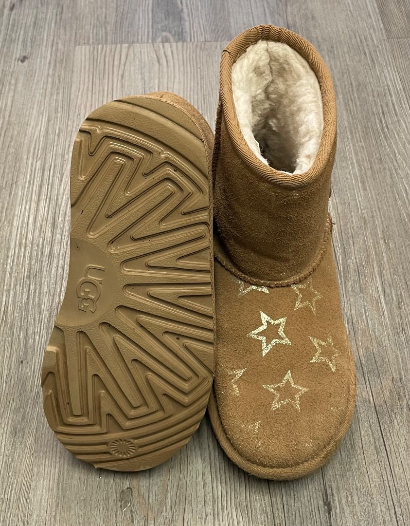 Chestnut UGG Classic Irredecent Stars Boot, 13Y