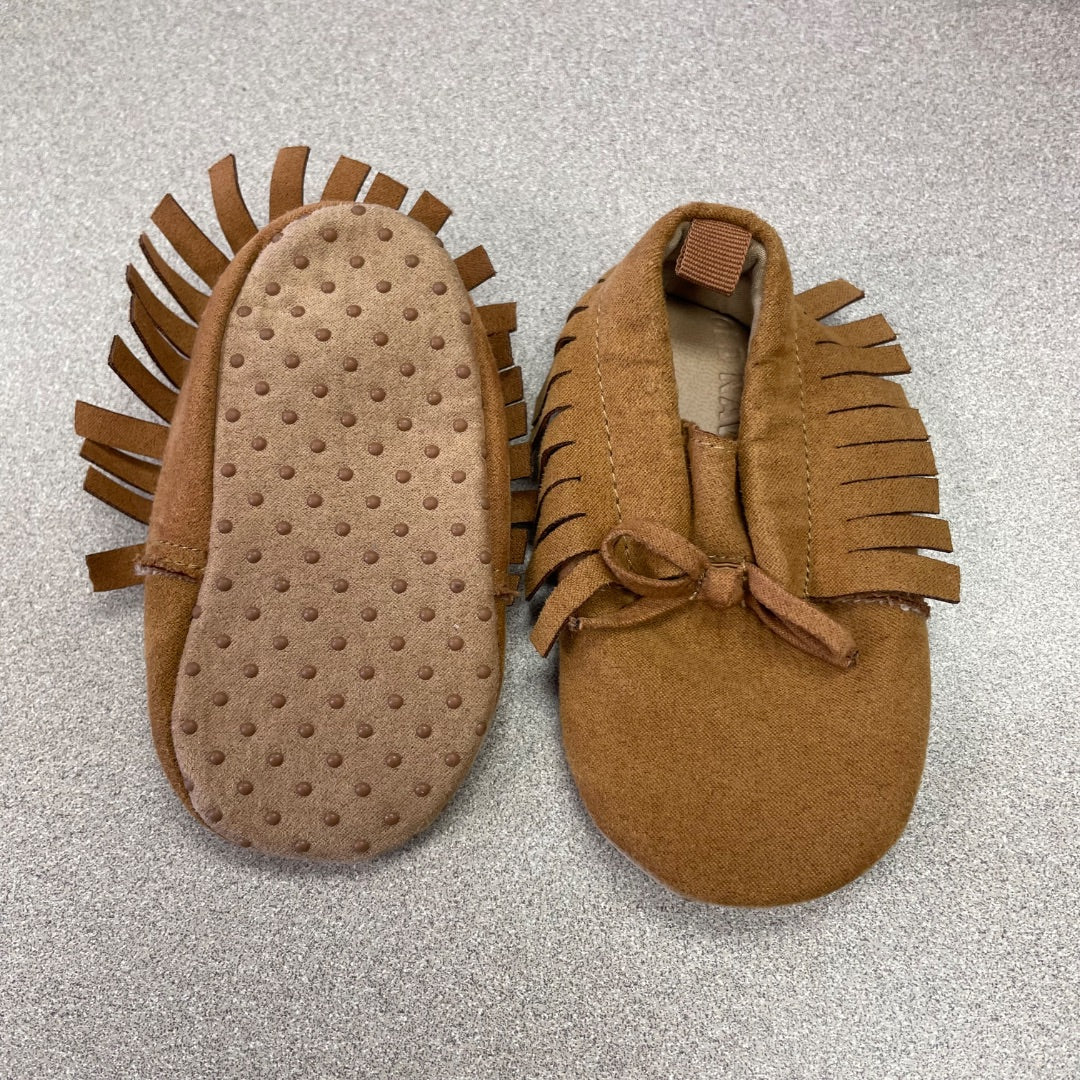 Brown Old Navy Moccasin Shoes, 6-12M