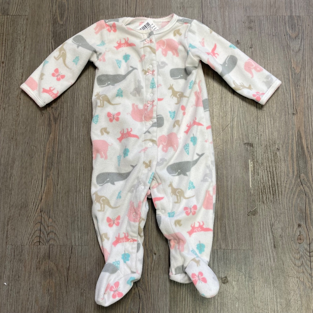 Multi Colour Carters PJ Onesie, 6M