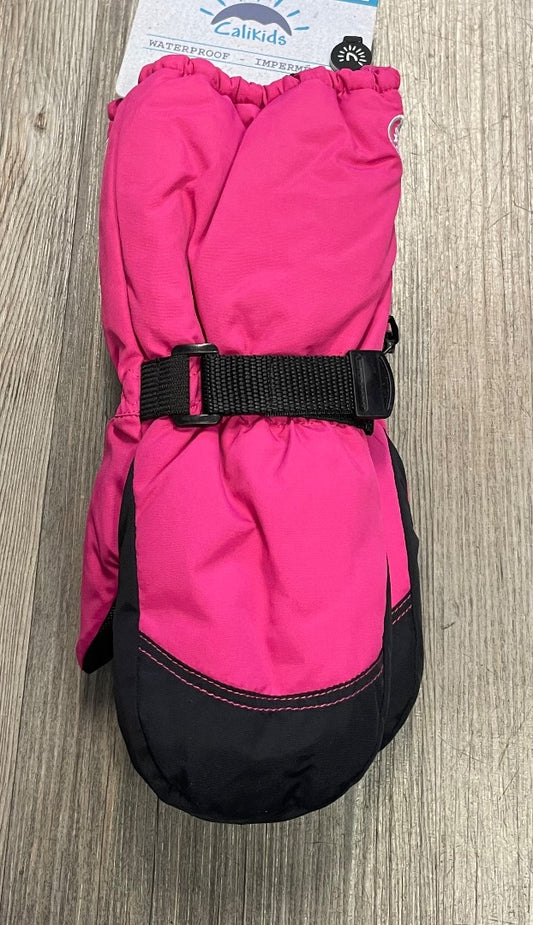 Fuchsia CaliKids Waterproof Mitten Side Zip, 2-4Y