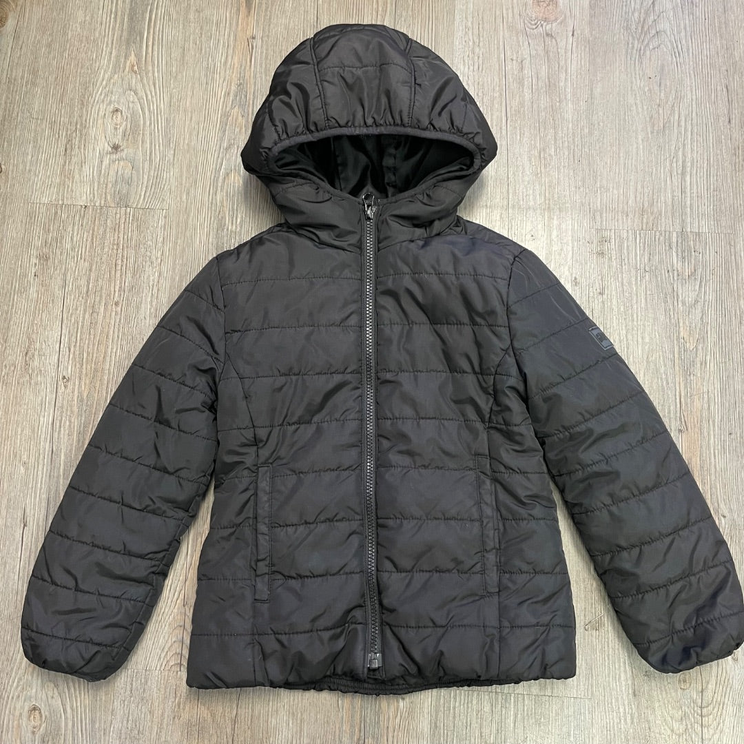 Black Gap Puffer Jacket, 6-7Y