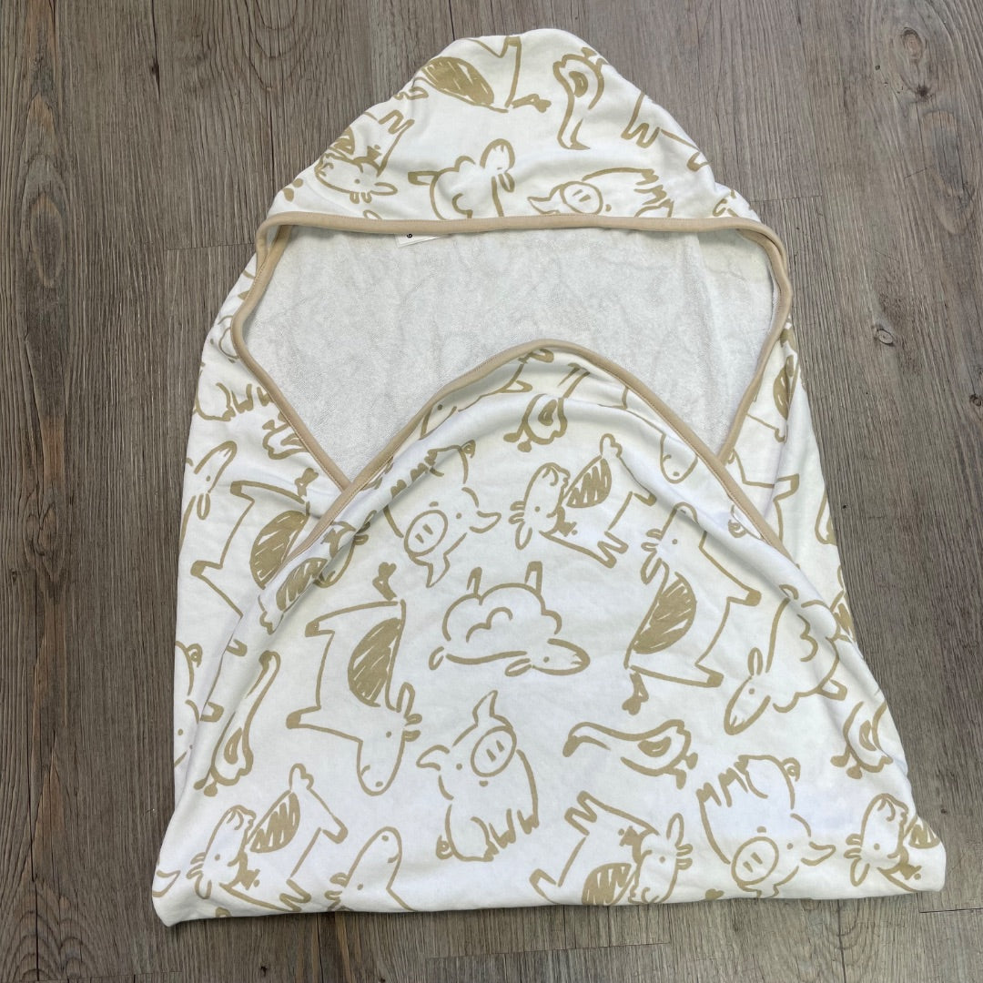 Animal Print Carters Hooded baby Towel, One Size
