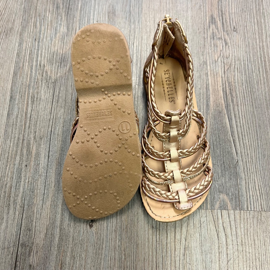 Gold Seychelles Sandals, 11Y