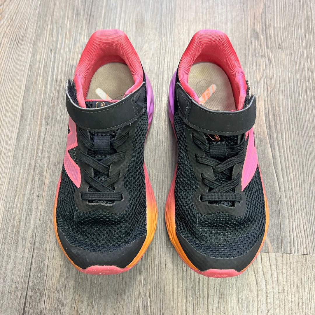 Black Pink New Balance Slip On Shoes, 11Y