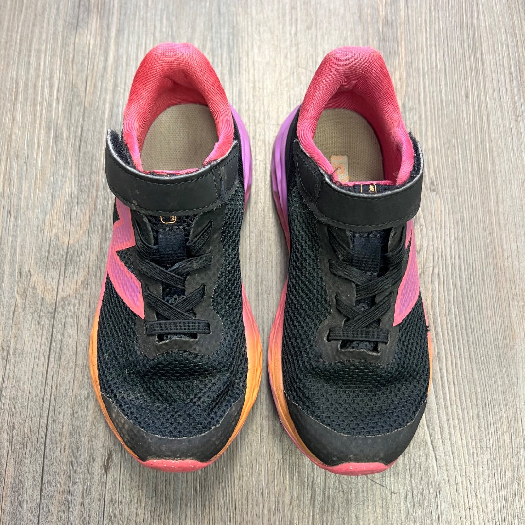 Black Pink New Balance Slip On Shoes, 11.5Y