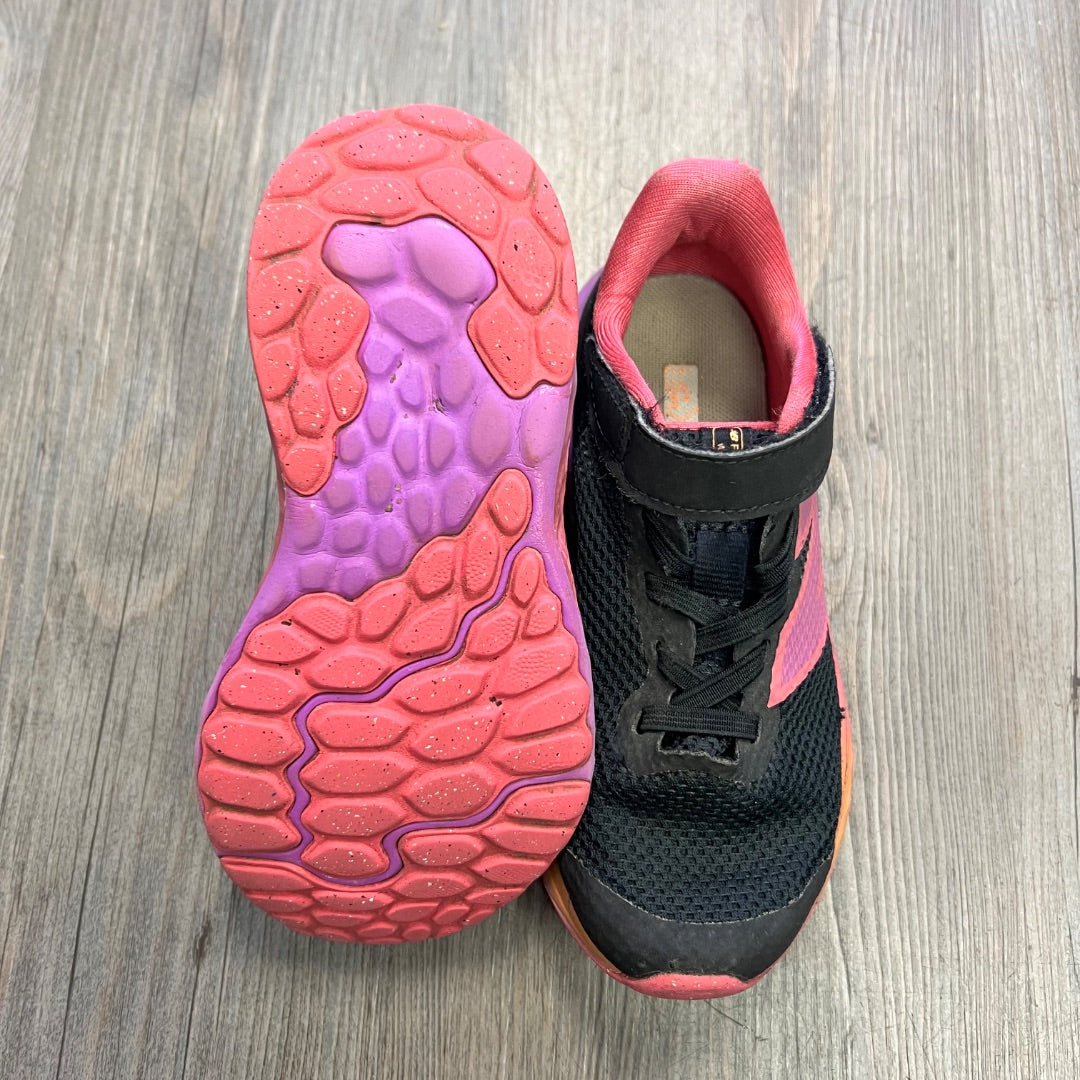 Black Pink New Balance Slip On Shoes, 11.5Y