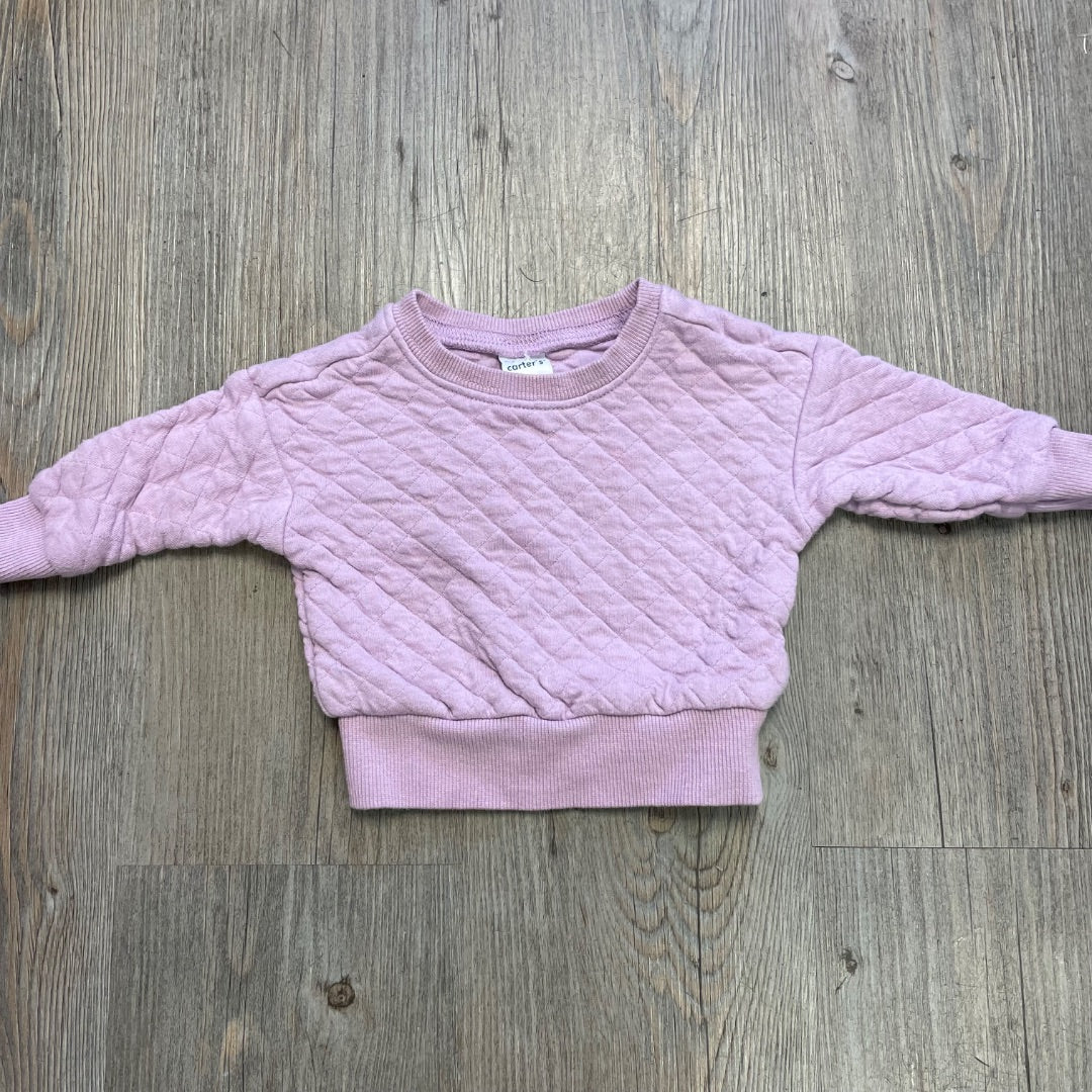 Lavender Carters Sweatshirt, 3M