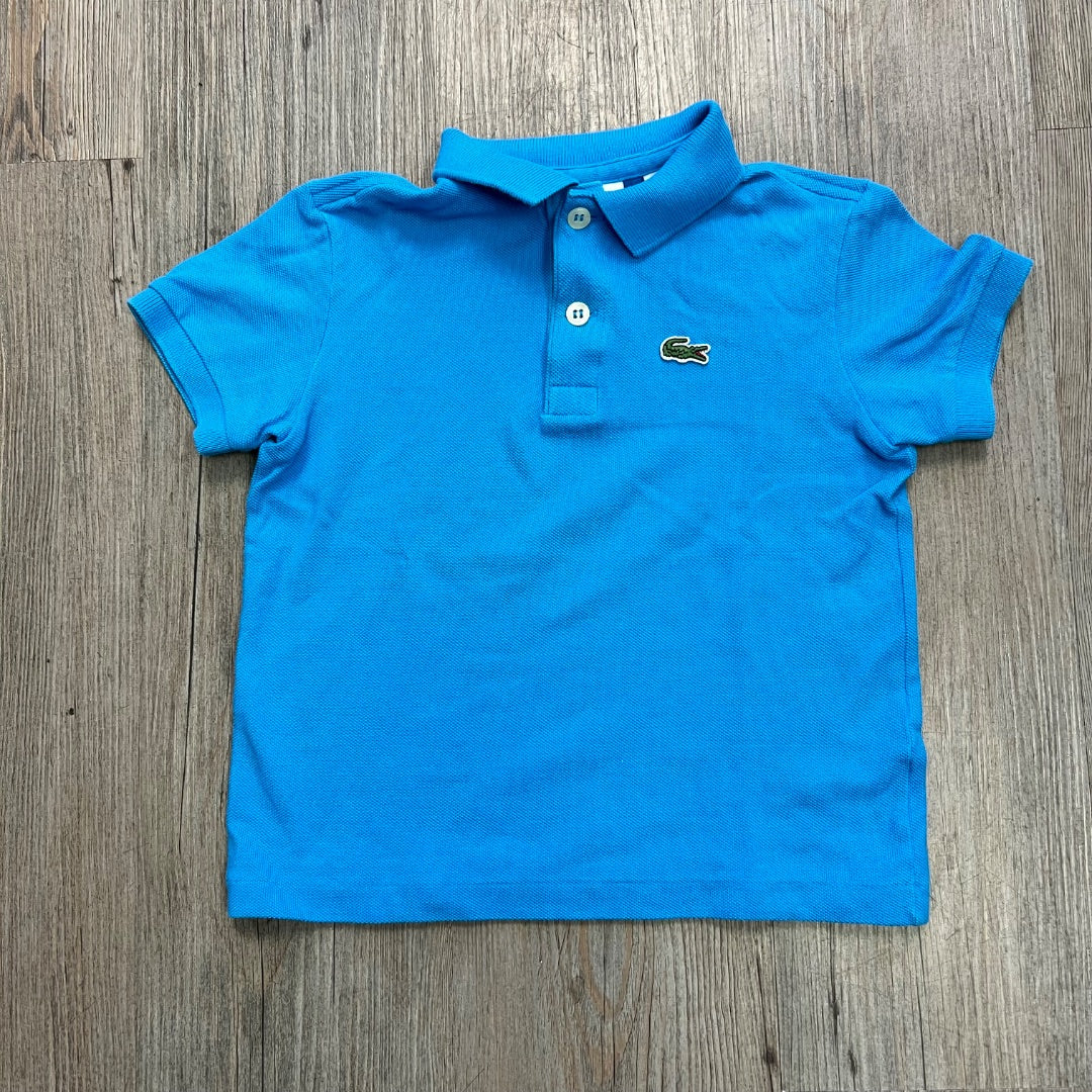 Blue Lacoste Polo, 5Y