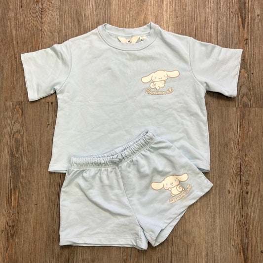 Blue H&M 2PC Clothing Set Cinnamoroll, 8-9Y