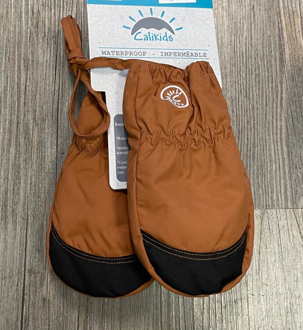 Ginger CaliKids Waterproof Mittens, 12-24M