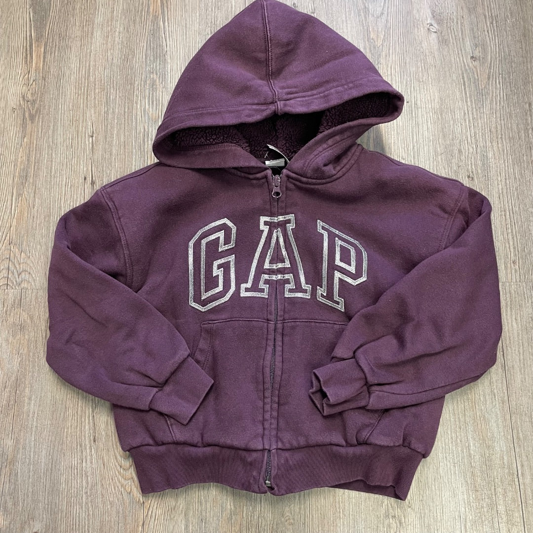 Purple Gap Sherpa lined Zip Hoodie, 8Y