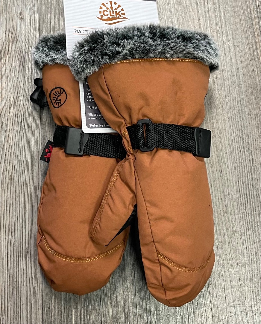 Ginger CaliKids Waterproof Mittens, 12-24M