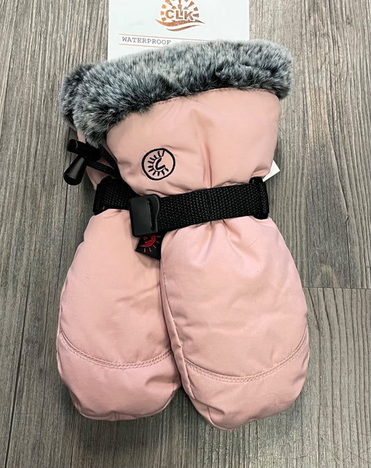 Pink CaliKids Waterproof Mittens, 12-24M