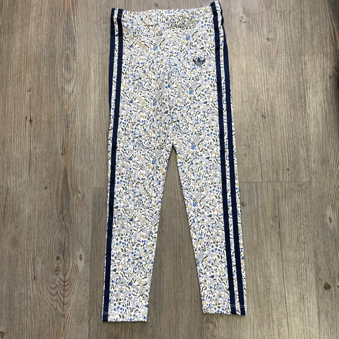 Floral Adidas Legging, 7-8Y