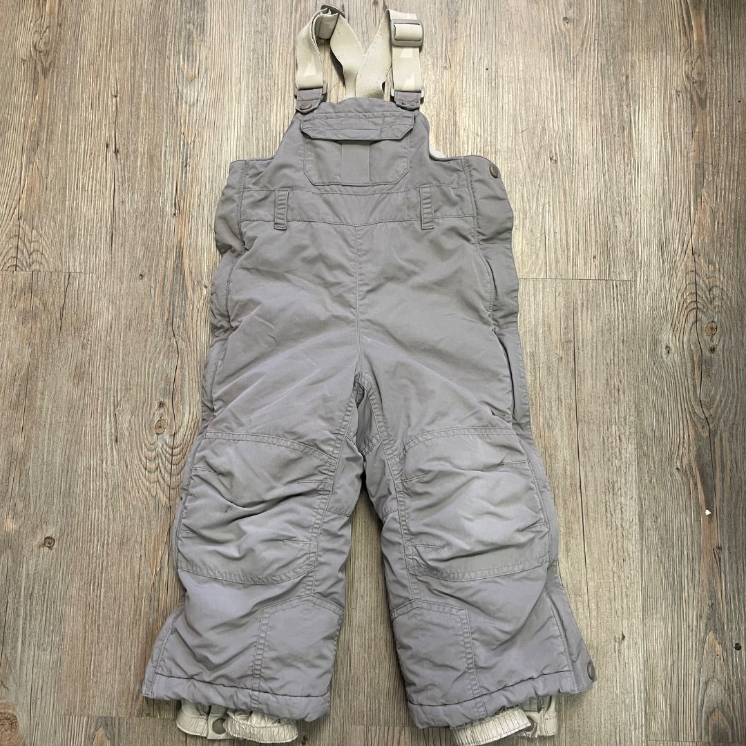 Grey MEC Bib Snow Pants Side Zip, 3Y