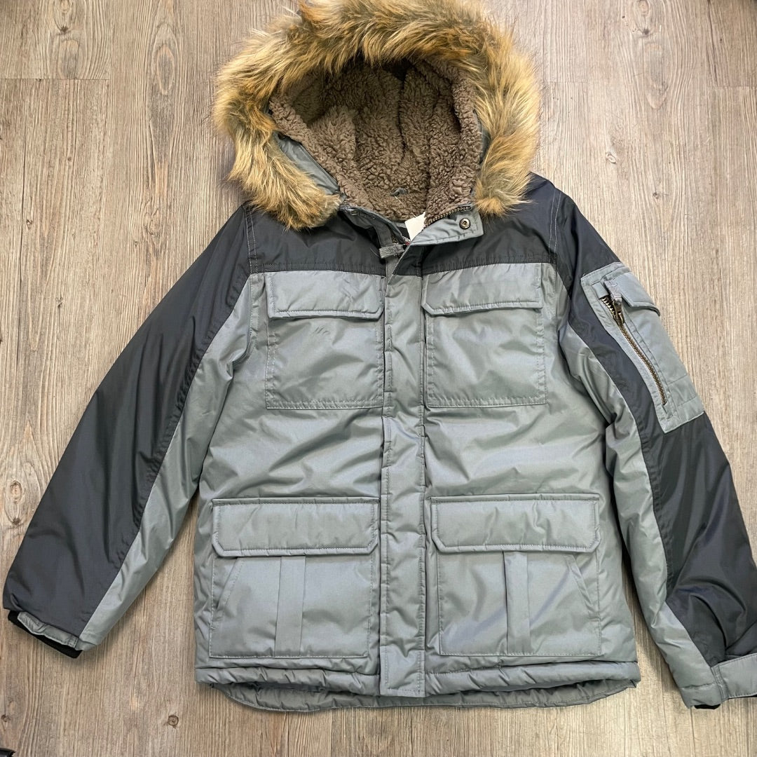 Grey 1Madison Expedition Winter Jacket Parka, 10-12Y