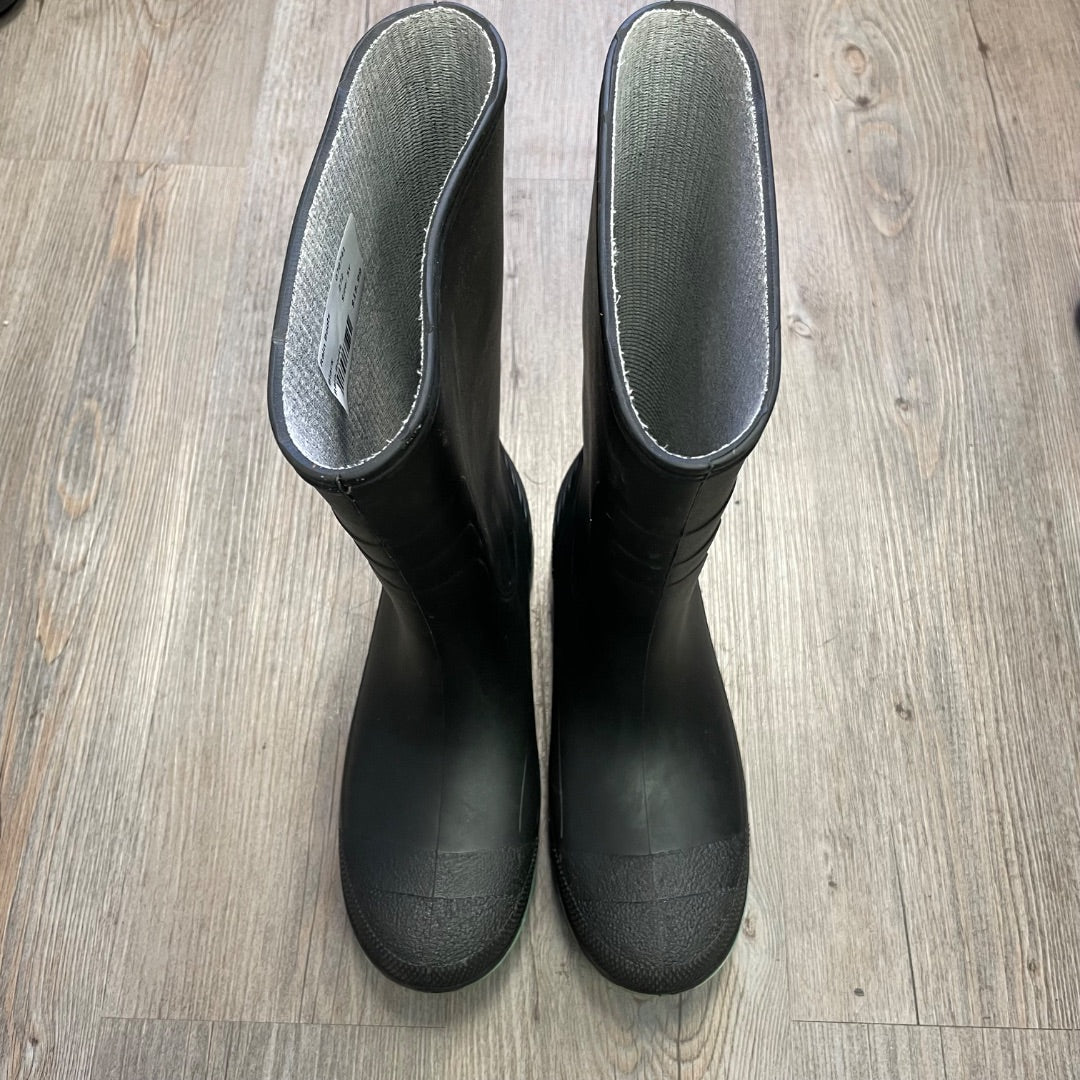 Black  Rain Boots, 5Y