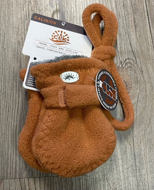 Ginger CaliKids Fleece Mittens, 6-18M