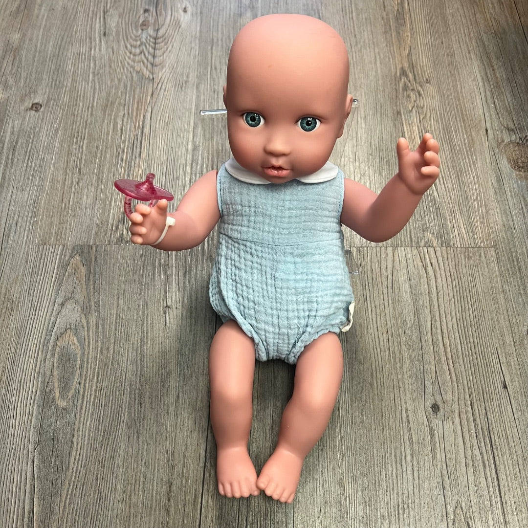 Blue Onesie Babi Baby Doll, 14 Inch
