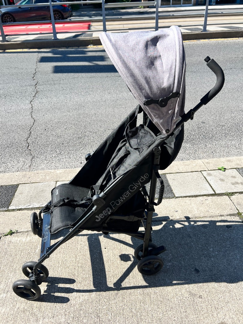 Black Jeep Power Glide Lightweight Stroller, 6M+