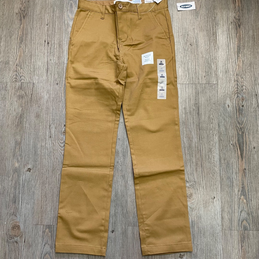 Brown Old Navy Build In Flex Pants, 10Y