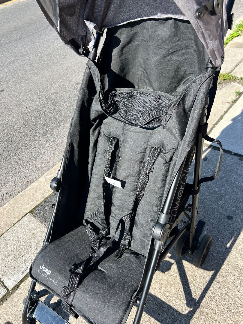 Black Jeep Power Glide Lightweight Stroller, 6M+