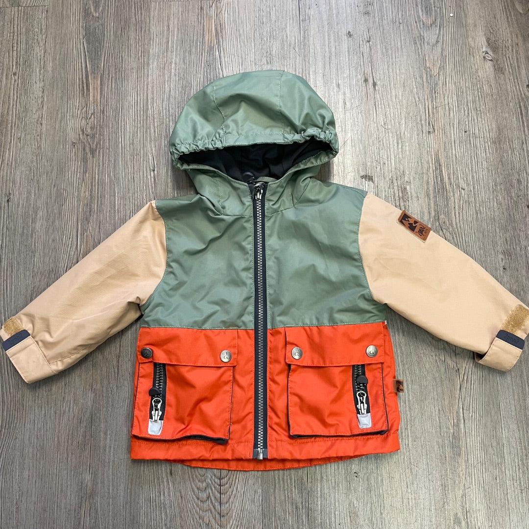 Multi Colour Deux Par Deux Zip Jacket, 12M
