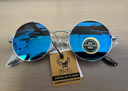 Multi Colour  Round John Lennon Sunglasses, 8Y+